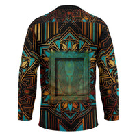 Ma’at Eye of Horus Hockey Jersey Egyptian Feather Celebrating Truth
