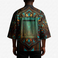 Ma’at Eye of Horus Kimono Egyptian Feather Celebrating Truth