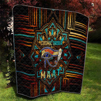 Ma’at Eye of Horus Quilt Egyptian Feather Celebrating Truth