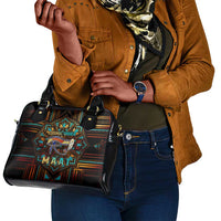 Ma’at Eye of Horus Shoulder Handbag Egyptian Feather Celebrating Truth