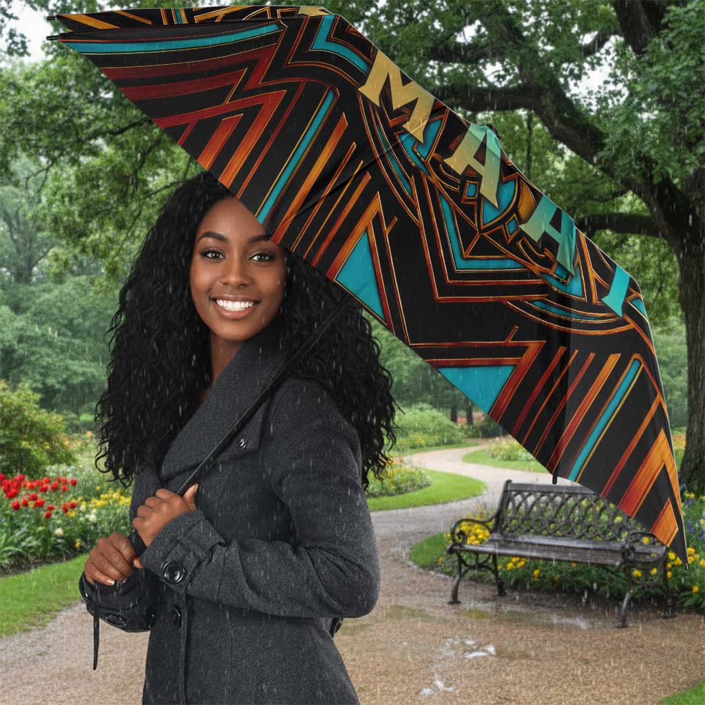 Ma’at Eye of Horus Umbrella Egyptian Feather Celebrating Truth
