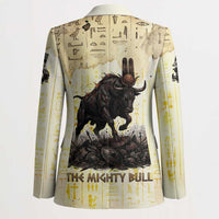 Montu Egyptian Blazer War God Mighty Bull Symbol Ancient Power Hieroglyphic