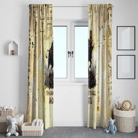 Montu Egyptian Window Curtain War God Mighty Bull Symbol Ancient Power Hieroglyphic