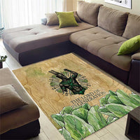 Min Area Rug Egyptian God of Fertility Lord of Generation Lettuce Ancient