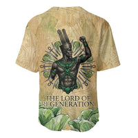 Min Baseball Jersey Egyptian God of Fertility Lord of Generation Lettuce Ancient