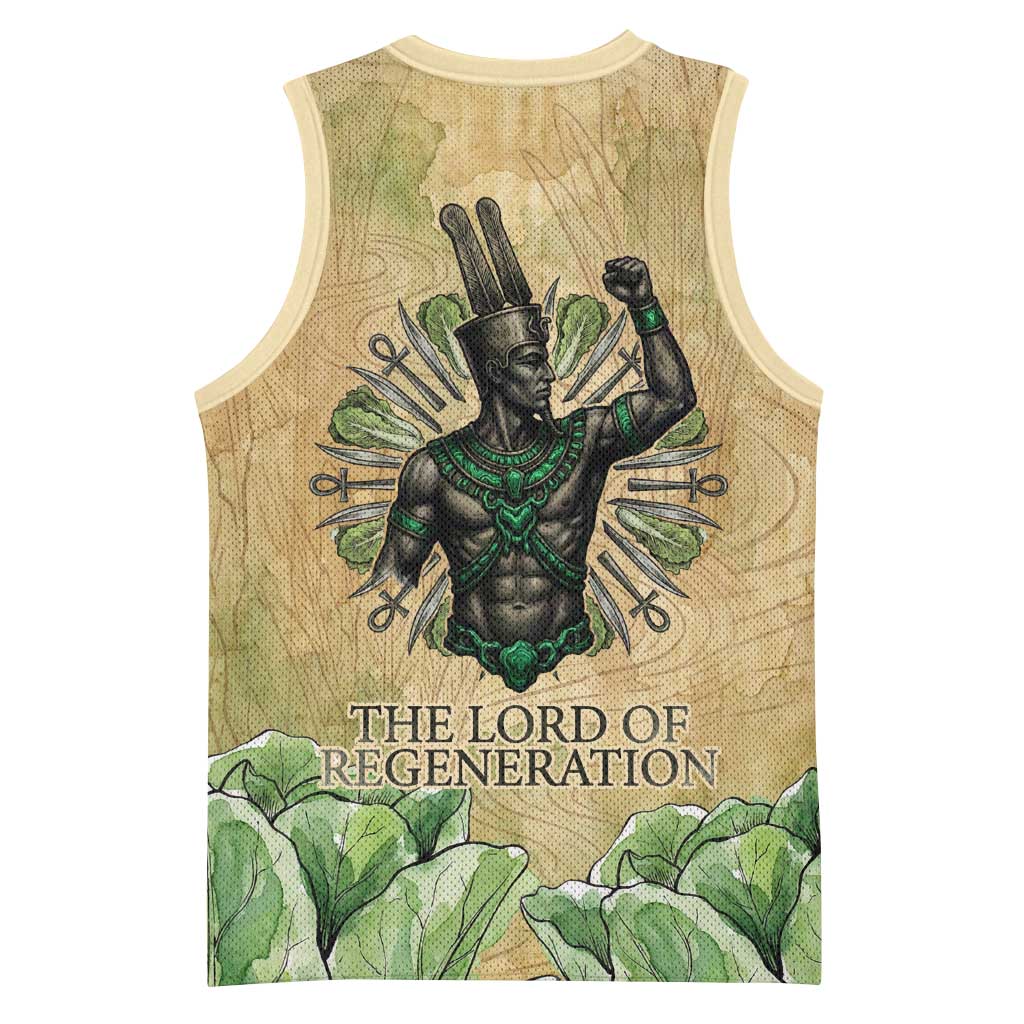 Min Basketball Jersey Egyptian God of Fertility Lord of Generation Lettuce Ancient