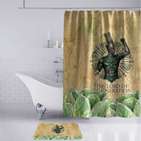 Min Bathroom Set Egyptian God of Fertility Lord of Generation Lettuce Ancient