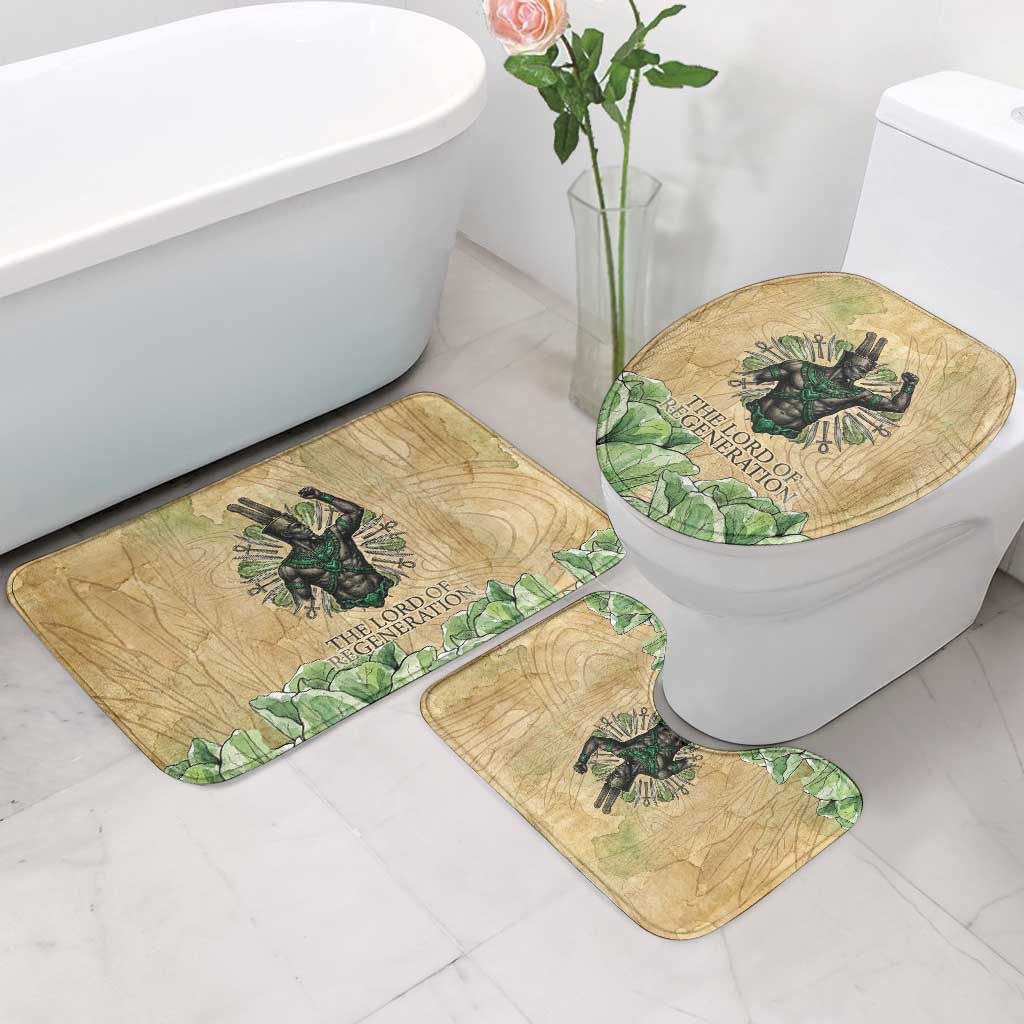 Min Bathroom Set Egyptian God of Fertility Lord of Generation Lettuce Ancient