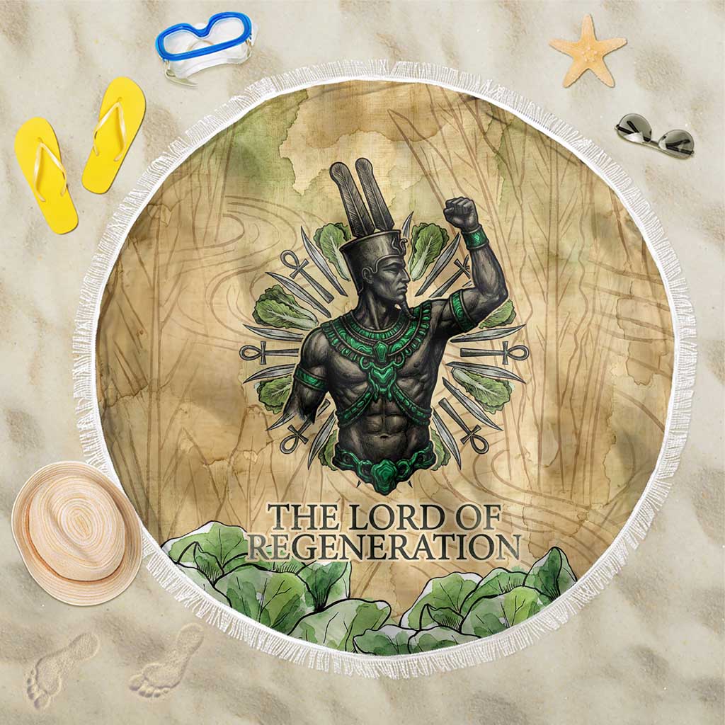 Min Beach Blanket Egyptian God of Fertility Lord of Generation Lettuce Ancient