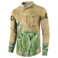 Min Button Sweatshirt Egyptian God of Fertility Lord of Generation Lettuce Ancient