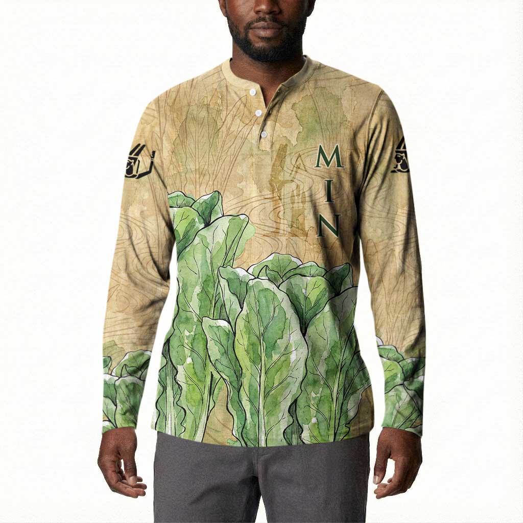 Min Button Sweatshirt Egyptian God of Fertility Lord of Generation Lettuce Ancient