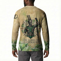 Min Button Sweatshirt Egyptian God of Fertility Lord of Generation Lettuce Ancient