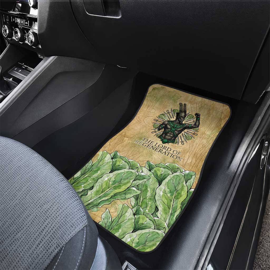 Min Car Mats Egyptian God of Fertility Lord of Generation Lettuce Ancient