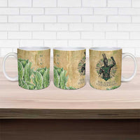Min Ceramic Mug Egyptian God of Fertility Lord of Generation Lettuce Ancient