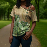 Min Cross Shoulder Shirt Egyptian God of Fertility Lord of Generation Lettuce Ancient