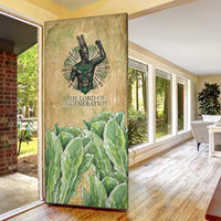 Min Door Cover Egyptian God of Fertility Lord of Generation Lettuce Ancient