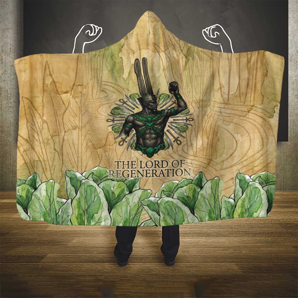 Min Hooded Blanket Egyptian God of Fertility Lord of Generation Lettuce Ancient