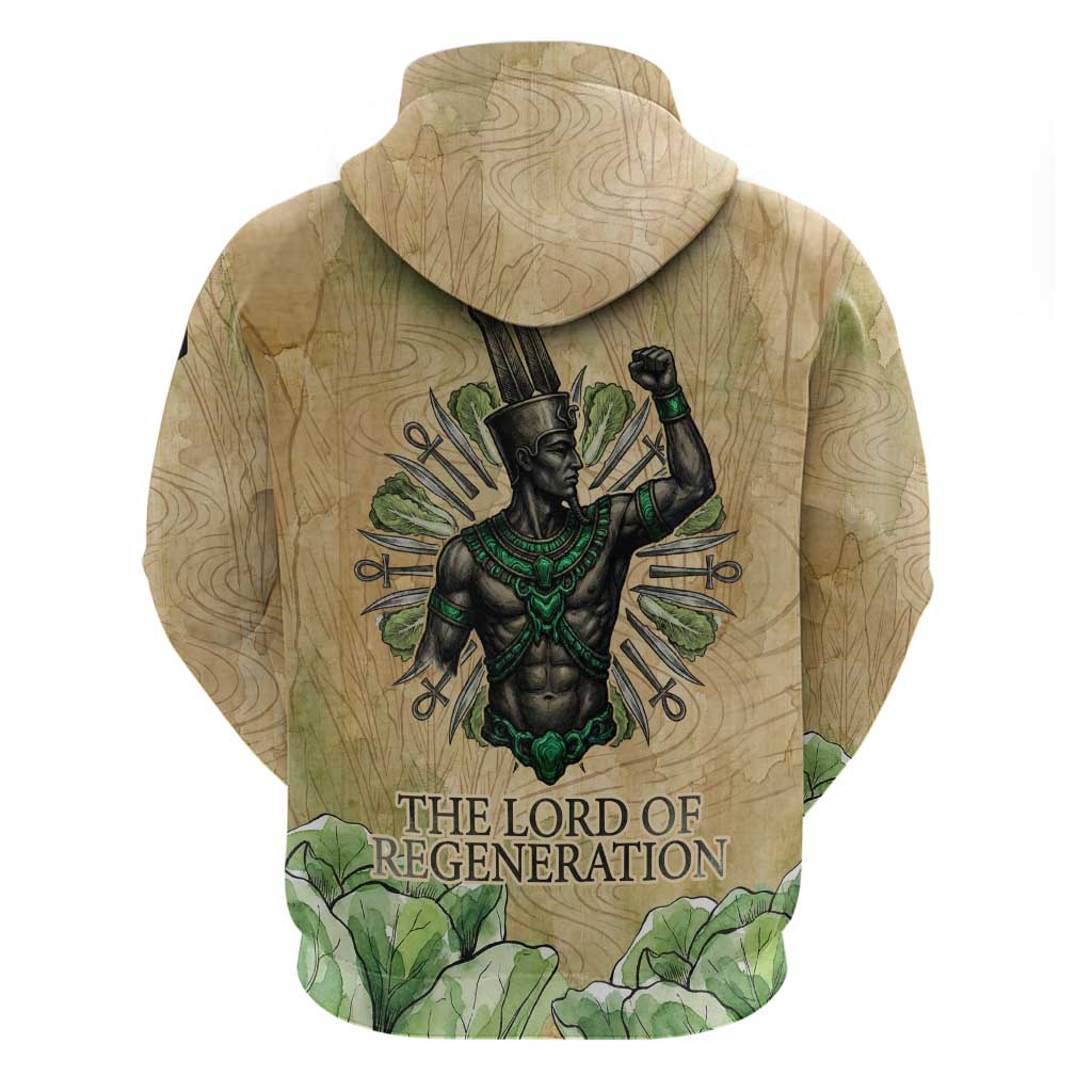 Min Hoodie Egyptian God of Fertility Lord of Generation Lettuce Ancient