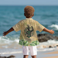 Min Kid Hawaiian Shirt Egyptian God of Fertility Lord of Generation Lettuce Ancient