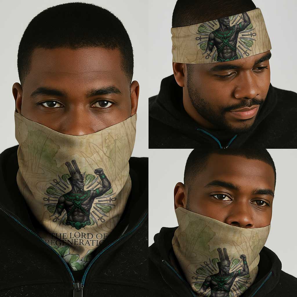 Min Neck Gaiter Egyptian God of Fertility Lord of Generation Lettuce Ancient
