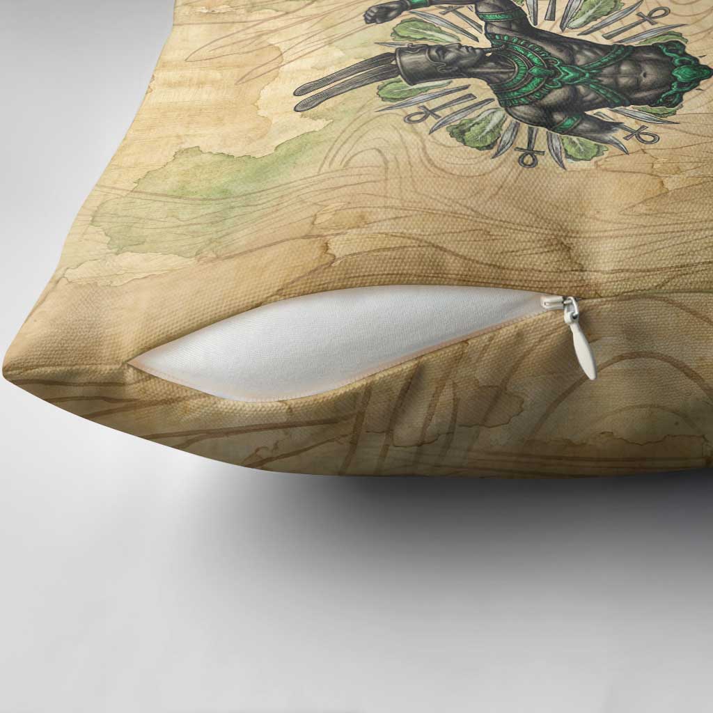 Min Pillow Cover Egyptian God of Fertility Lord of Generation Lettuce Ancient