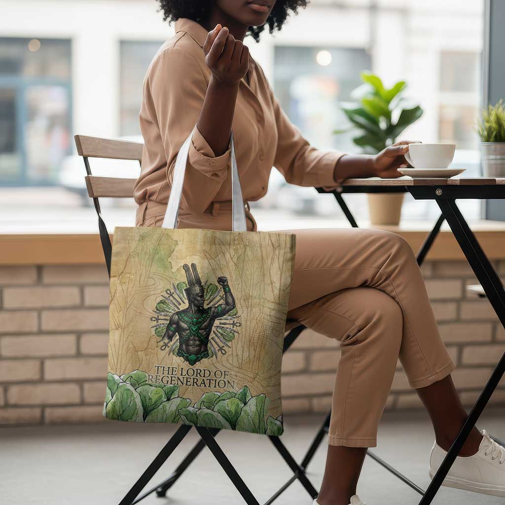 Min Tote Bag Egyptian God of Fertility Lord of Generation Lettuce Ancient