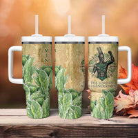 Min Tumbler With Handle Egyptian God of Fertility Lord of Generation Lettuce Ancient