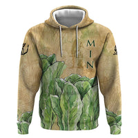 Min Zip Hoodie Egyptian God of Fertility Lord of Generation Lettuce Ancient
