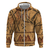 Min Ancient Egyptian Hoodie Fertility Symbol Sandstone Ankh Pyramid Pattern