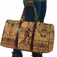 Min Ancient Egyptian Travel Bag Fertility Symbol Sandstone Ankh Pyramid Pattern