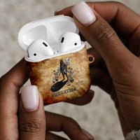 Nefertem Ancient Egyptian AirPods Case Lion Head Lotus Flowers Incense Smoke Ancient