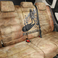 Nefertem Ancient Egyptian Back Car Seat Cover Lion Head Lotus Flowers Incense Smoke Ancient