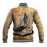 Nefertem Ancient Egyptian Baseball Jacket Lion Head Lotus Flowers Incense Smoke Ancient
