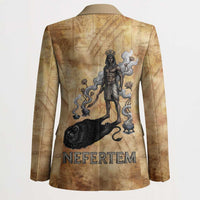 Nefertem Ancient Egyptian Blazer Lion Head Lotus Flowers Incense Smoke Ancient