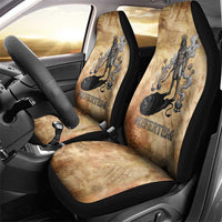 Nefertem Ancient Egyptian Car Seat Cover Lion Head Lotus Flowers Incense Smoke Ancient