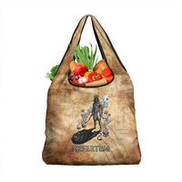 Nefertem Ancient Egyptian Grocery Bag Lion Head Lotus Flowers Incense Smoke Ancient