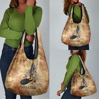 Nefertem Ancient Egyptian Grocery Bag Lion Head Lotus Flowers Incense Smoke Ancient