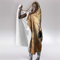 Nefertem Ancient Egyptian Hooded Blanket Lion Head Lotus Flowers Incense Smoke Ancient
