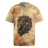 Nefertem Ancient Egyptian Rugby Jersey Lion Head Lotus Flowers Incense Smoke Ancient