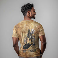 Nefertem Ancient Egyptian T shirt Lion Head Lotus Flowers Incense Smoke Ancient