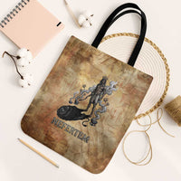Nefertem Ancient Egyptian Tote Bag Lion Head Lotus Flowers Incense Smoke Ancient