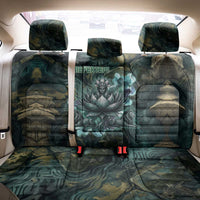 Nefertem Back Car Seat Cover Primordial Bloom Lotus Mystical Lion Cosmic Egyptian