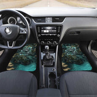 Nefertem Car Mats Primordial Bloom Lotus Mystical Lion Cosmic Egyptian