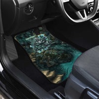 Nefertem Car Mats Primordial Bloom Lotus Mystical Lion Cosmic Egyptian