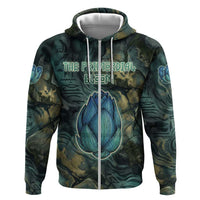 Nefertem Hoodie Primordial Bloom Lotus Mystical Lion Cosmic Egyptian