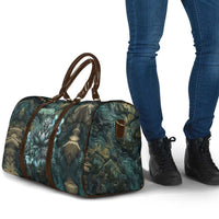 Nefertem Travel Bag Primordial Bloom Lotus Mystical Lion Cosmic Egyptian