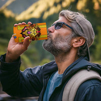 Swaziland 4 in 1 Can Cooler Tumbler Lion Shield and Leopard Print Tribal Design