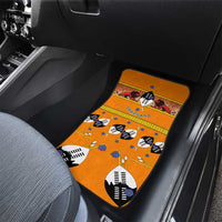 Swaziland Car Mats Lion Shield and Leopard Print Tribal Design