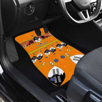 Swaziland Car Mats Lion Shield and Leopard Print Tribal Design