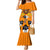 Swaziland Family Matching Mermaid Dress and Hawaiian Shirt Lion Shield and Leopard Print Tribal Design